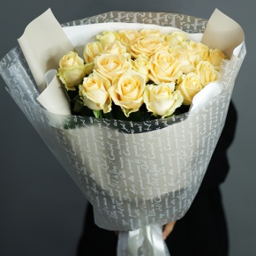 Букет из 19 роз Аваланж (70 см) в Озерах