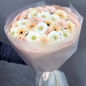 Букет "Гера" из 25 гербер в Озерах