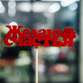 Топпер Желаю Счастья в Озерах