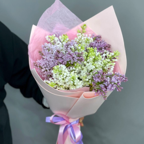 Букет из 11 веток сирени микс в Озерах
