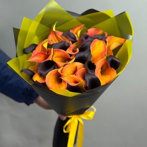 Букет "Карамель" из 29 калл в Озерах