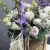Композиция в сумке "Вдохновение" из дельфиниума, георгин, маттиол, гладиолусов и эустом в Озерах Композиция в сумке "Вдохновение" из дельфиниума, георгин, маттиол, гладиолусов и эустом в Озерах