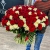 Букет 151 роза красный и белый микс (60 см) в Озерах Букет 151 роза красный и белый микс (60 см) в Озерах