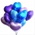 Сердце фиолетовое фольгированный шар с гелием (45 см) в Озерах