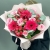Букет "Маджента" из микса роз, гербер и эвкалипта в Озерах Букет "Маджента" из микса роз, гербер и эвкалипта в Озерах