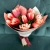 Букет из 15 розовых тюльпанов в Озерах