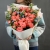 Букет "Фортуна" из коралловых роз и оксипеталума в Озерах Букет "Фортуна" из коралловых роз и оксипеталума в Озерах