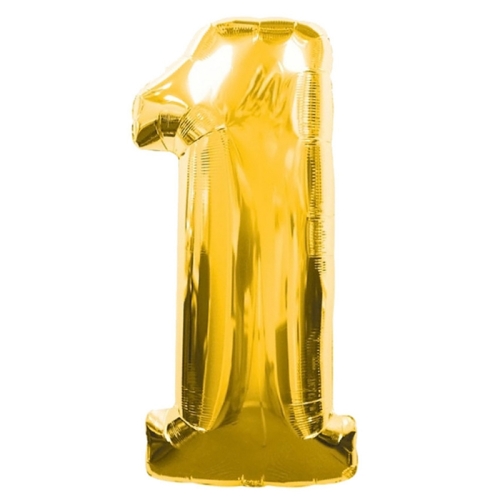 Шар гелиевый цифра 1 (40х102 см) в Озерах