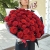 Букет 51 красная роза (50 см) в Озерах Букет 51 красная роза (50 см) в Озерах