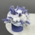 Композиция в шляпной коробке мини из хлопка и лагуруса в Озерах
